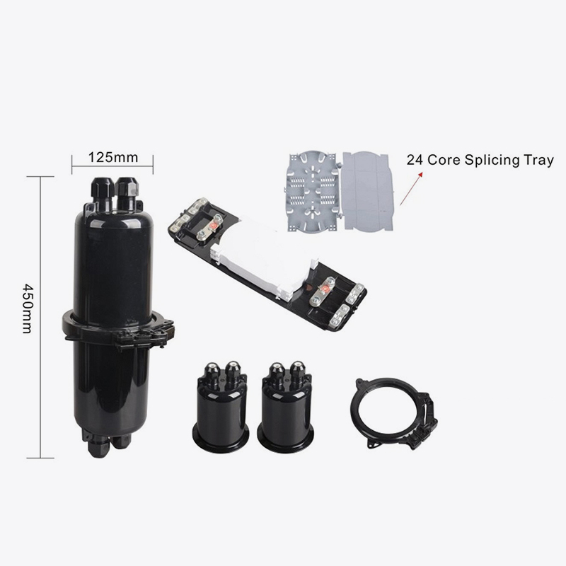 How can the optical cable splice box of the power system ensure communication security through electromagnetic shielding design?